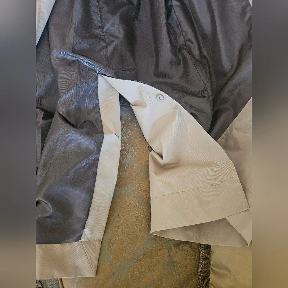 NWT Mango Double-Breasted Trench Coat Cream/Tan - Picture 14 of 16